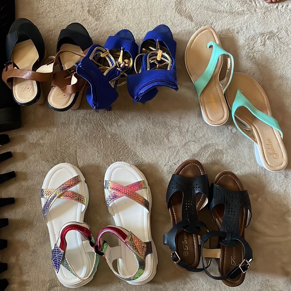 Ladies Size 9 Shoe Bundle 7 Pairs of Shoes